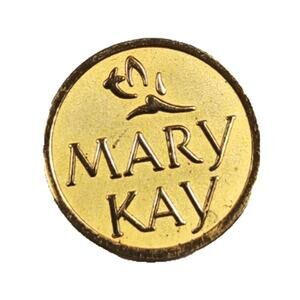 VTG Gold Tone Mary Kay Cosmetics Sales Pin Lapel Pinback Pin Milestone Award